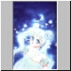 Reflection of Princess Serenity on water, but now you can make real ripples!